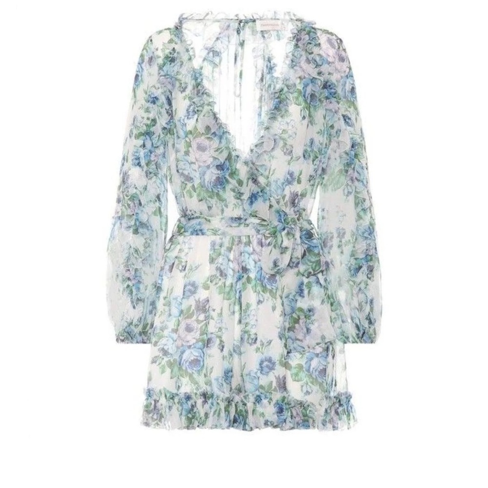 Zimmerman Floral Ruffle Jumpsuit
